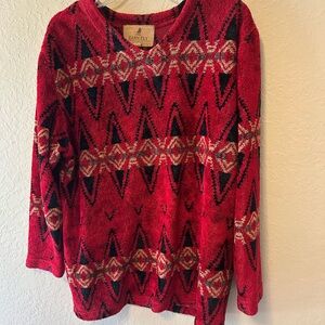 Barn Fly " Ranch Collection " Western Soft Women's M Long Sleeve Pullover USA